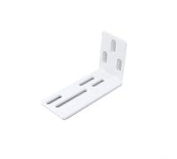 Niceminiwall Electric Curtain Track Side-Mounted Bracket in Stainless Steel, Heavy-Duty Wall Fixing for for Single-Layer or Double-Layer Tracks, Long Lasting Adjustable Support(Single)