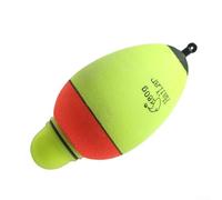 Niceminiwall Electronic Fishing Float LED Luminous Two-Color Lighted Visual Bite Indicator Plastic Night Fishing Gear Compatible with for Freshwater and Saltwater Angling(80g)