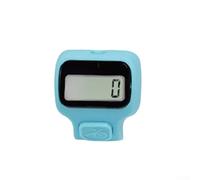 Niceminiwall Ergonomic Handheld Electronic Counter with Large LED Display and Silent Button, ABS Finger Clicker Compatible with for Accurate Counting up to 99999 in Sports,(Blue)