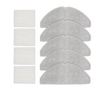 Niceminiwall Filter and Mop Cloth Pads Kit for Conga 7490 for X-Treme and Models, Replacement Vacuum Cleaner Parts with 2 Filters + 2 Mop Cloths or(B)