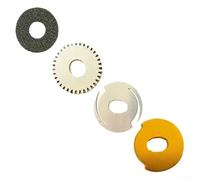 Niceminiwall Fishing Reel Unloading Alarm Modification Kit, for CC80 CR80 Baitcasting Water Drop Reels, Includes Metal and Carbon Brake Pads, Gear Plates,(left hand)
