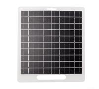 Niceminiwall Flexible 5V 6W-10W USB Solar Charging Panel IP67 Waterproof PET Portable Foldable Solar Power Charger for for Outdoor Camping Hiking Travel Mobile Devices with(5-12V 10W)