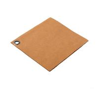 Niceminiwall Fly Drying Patch for Fly Fishing - Water-Absorbing Cloth Dryer with Grommet, 9 x 9 cm Brown Fishing Accessory for Flies, Yarn Indicators & Line Clea