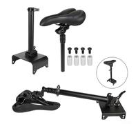 Niceminiwall Foldable Adjustable Electric Scooter Seat Saddle for Xiaomi, Pro & 1S - Aluminum Alloy Frame, Ergonomic PU-Sponge (27 x 17