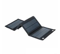 Niceminiwall Foldable Solar Panel Charger 10W, Portable Dual USB-A Output for Outdoor Camping Hiking, 5V 1.2A Foldable Solar Power Bank for Mobile Devices