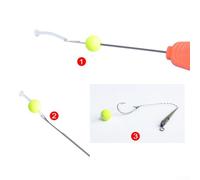 Niceminiwall For Carb Fishing Hooks for Hair Rigs | Size 2#-8# | Pack of 5 with Official Hook | Compatible with Feeder Group Carp Rig Setups(2#)