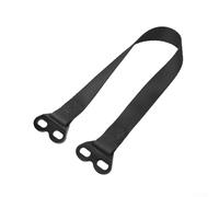 Niceminiwall For CNC Motorcycle Rescue Traction Strap Pull Sling Belt, High Strength Nylon Tow Recovery Sling for ATV, Motorbike and Dirt For Bike, For Easy Install Rear Frame Mount,(Black (round))