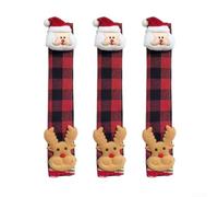 Niceminiwall for Durable 3pcs Handle Covers for Kitchen Appliances Microwave Refrigerator Oven Handles Seasonal Covers to Protect and Decorate Kitchen Handles (Model of 3)