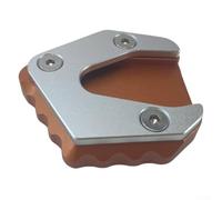 Niceminiwall For PG-1 2023+ Motorcycle Kickstand Extension Plate For CNC Aluminum Alloy Side Stand Enlarger Foot Pedal Cover Pad for Stable Parking on Loose Dirt and Hot(orange)