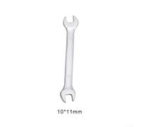 Niceminiwall for Ultra-Thin Open End Wrench Set 15-Degree Angled Head Professional Forged Steel SAE and Metric Sizes for Plumbing Tubing and Tight Clearance(10 * 11mm)