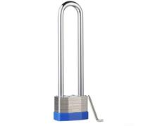 Niceminiwall Four-Digit Combination Padlock with Thousand-Layer Security Design, High-Strength Steel Construction for Warehouse and Bank Door Use, Black