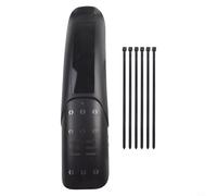 Niceminiwall Front and Rear Mudguard Set for Road Bikes - Lightweight 365mm Plastic with Carbon Fiber Texture, Wind-Reducing Design & Rain-