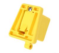 Niceminiwall Front Carrier Block for Folding Bikes - PA66 + Glass Fibre Mount Adapter, 85x50x55mm, 5kg Load Capacity, No-Drill Installation, Compatible(YELLOW)