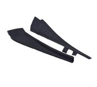 Niceminiwall Front Left and Right Windshield Wiper Cowl Extension Trim for Rogue 2014-2020 Models - Black ABS Material Replacement Part with OEM Numbers 66895-4CL0A,