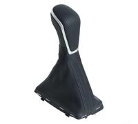 Niceminiwall Gear Shift Knob with Leather Boot for A7 4GA 4GF 2015-2018 and for A6 C7 4G2 4GC 4G5 4GD 4GH 4GJ for Facelift Left-Hand Drive Models, Black Leather