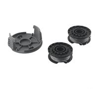 Niceminiwall Grass Trimmer Line and Spool Cover Set for Bosch EasyGrassCut 18/18-230/18-260/26/23 Models, 4 m Reel with 0.6 mm Cord, lasting ABS Construction