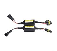 Niceminiwall H11 LED Headlight Canbus Decoder Error Canceller Anti Flicker Resistor Harness Adapter Waterproof Plugger and Play Wiring for Car and Truck Headlamp Bulb Upgrade