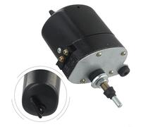 Niceminiwall Heavy Duty 12V Electric Windshield Wiper Motor Assembly With 300mm Blade For Marine Boat Caravan RV UTV ATV- Tractor Black 6mm Shaft(Motor)