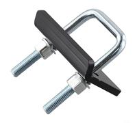 Niceminiwall Heavy Duty Anti-Rattle Hitch Stabilizer with U-Bolt and Rubber Isolator for Class I II III IV 1.25" and 2" Trailer Hitches - Compatible with Curt