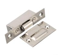 Niceminiwall Heavy Duty Stainless Steel Invisible Roller Catch for Doors - U-Shaped Groove Design with Countersunk Holes, Smooth and Silent Operation, Suitable for Hotels,