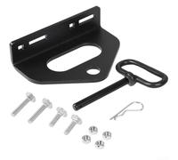 Niceminiwall Heavy-Duty Steel Towing Hitch Kit for Lawn Mower Tractor with Ball Head Trailer Coupling Hook Bracket Compatible with For CRAFTSMAN Cart ATV 6mm Thick