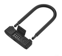 Niceminiwall Heavy-Duty U-Shaped Combination Lock with 4 Digit Code, Waterproof Design for for Bicycle Motorcycle Electric Scooter Security, Zinc Alloy PC Steel