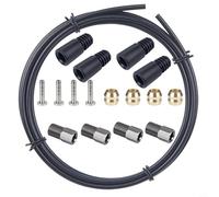 Niceminiwall Hydraulic Brake Hose Repair Kit 2.5m Oil Pipe with Olives Needles Sleeves and Compatible with MT200 M315 M395 M396 M445 M446 M447(B)