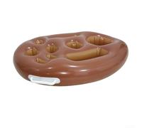 Niceminiwall Inflatable Floating Drink Holder, Tub Accessories, 9 Holes Large Cloud Pool Holder For Beverage Salad Fruit Buffet Server,For Swimming Beach Supply