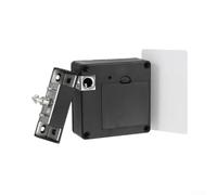 Niceminiwall Keyless Invisible Wood Door Lock with IC Card and NFC Access, App Control, Advanced Security, Easy Installation, Suitable for for Cabinets, Lockers and