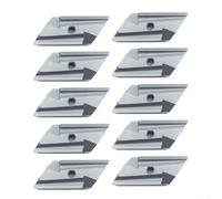 Niceminiwall KNUX160405R Carbide Indexable Inserts 10-Piece Set for Steel Machining and -Finishing Operations with High Grip Resistance and For Easy Replacement Design