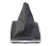 Niceminiwall Leather Shift Lever Cover Guard for W204 C204 C63 C300 C250 W207 A207 W212 2008-2014 Models - Black Interior Car Accessory