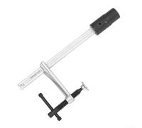 Niceminiwall Light-Duty Drop Forged Steel F Clamps with Protective Pads and Smooth Threaded Screw, Multifunctional Bar Clamps for Welding, Woodworking, Metalworking, DIY(19mm)
