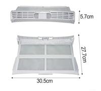 Niceminiwall Lint Filter for Tumble Dryer, Compatible with For Neff For Constructa Models 652184 00652184 01000435, White Foldable Fluff Filter Sieve Bag for Washer(2 PACK)