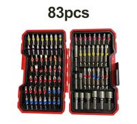 Niceminiwall Magnetic Nut Driver Set with 83 Pieces Steel Socket Adapters Extension Bar Collection for Mechanics Workshop DIY Home Improvement(83pcs)