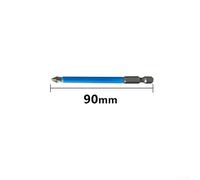 Niceminiwall Magnetic PH2 Cross Screwdriver Bit Head for Electric Drill and Hand Tools with Non-Slip Design and High Hardness Steel Construction in (90mm)