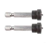 Niceminiwall Magnetic Screw Locator Electric Screwdriver Bit for Gypsum Board with 50mm Alloy Steel Construction and Cross Head Design Compatible with Manual Drill Drivers,(C【50mm】)