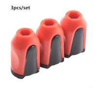 Niceminiwall Magnetic Screwdriver Bit Holder Drill Bit Magnetizer Tool 6.35mm Ring Sleeve Adapter with Strong Magnetism Screw Drop Fits Various Bits ABS Metal