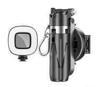 Niceminiwall Magnetic Selfie-Stick Tripod: Portable with Remote Control & Fill Light,Magnetic Cell Phone Selfie Tripod (C)