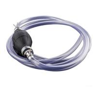 Niceminiwall Manual Fuel Transfer with 2 Meter Hose for Petrol and Oil, Rubber Bellows Hand Tool for Car Motorcycle Lawn Mower and Aquarium Water Change