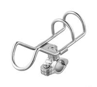 Niceminiwall Marine Grade 316 Stainless Steel Boat Fishing Rod Holder, 25mm Clamp-On Rail Mount Rod Rest with 360° Adjustable Pole Rack for Secure and Versatile Angling on