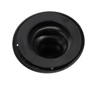 Niceminiwall Marine Rubber Protective Bellows for Boats, Yachts and Motor Vessels - 102x120mm Steering Shift Cable Cover Compatible with Marine Craft, Black/White(Black)