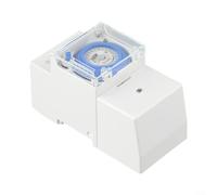 Niceminiwall Mechanical Timer for 110-230V Control Switch, 24-Hour Cycle with 150-Hour Power Outage Compensation, DIN Rail Mountable, Compatible with Motor and
