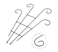 Niceminiwall Metal Plant Climbing Frame Iron Flower Leaf Support Pot,Metal Trellis Design For Flower Plants Aesthetic,Suitable For Most Single Stem Flower Plants