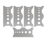 Niceminiwall Metric and Thread Pitch Gauge Set, 55° Whitworth and 60° Metric Screw Pitch Measurement Tool, Carbon Steel Inspection Gage for Lathe Machinist and(60 ° Metric)