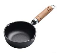 Niceminiwall Mini Cast Iron Skillet Pan 11cm 13cm Non-Stick Frying Pan For Eggs Milk Heat Distribution Flat Bottom For Induction Gas Stove Kitchen Cooking Tools (11 * 4cm)