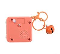 Niceminiwall Mini Voice Recorder Keychain for Personalized Messages, Love Words & Music Recording, 15-Second Recordable Sound Greeting with(B)