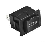 Niceminiwall Momentary ON/OFF Direction Rocker Switch 3 Pin 21x15mm 3A DIY Project for UP/DOWN Control in Electrical Equipment and Supplies