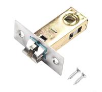 Niceminiwall Mortice Door Tubular Latch Internal Bolt Mechanism with Forked Sprung Catch, Zinc Alloy Construction, Reversible for for Left or Right Hand Opening, Compatible(40mm)