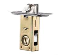 Niceminiwall Mortice Door Tubular Latch Internal Bolt Mechanism with Forked Sprung Catch, Zinc Alloy Construction, Reversible for for Left or Right Hand Opening, Compatible(35mm)