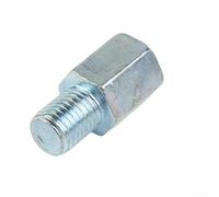 Niceminiwall Motorcycle and Scooter Mirror Adapter Set, 8mm to 10mm Clockwise Thread Chrome Converters for Rear View Mirrors, Lasting High Strength Material for Secure
